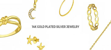 24K Gold Plated Silver Jewelry